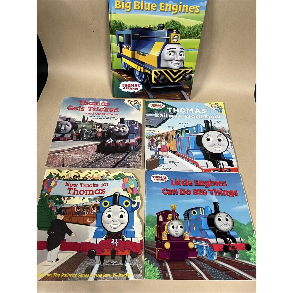 Lot Of 5 Thomas & Friends Books 1‎ Hardcover + 4 Paperback , Some Vintage